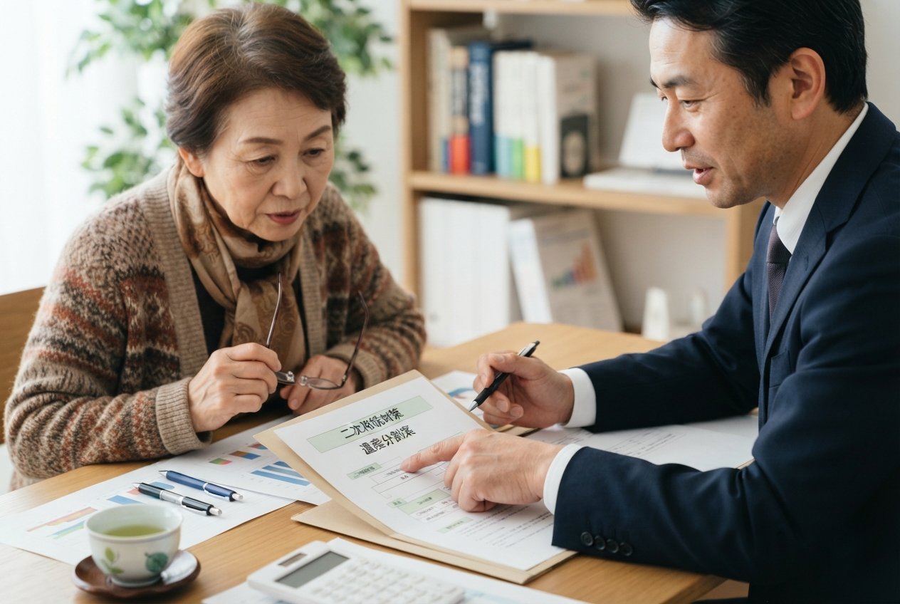 二次相続まで見据えた分割案という考え方のイメージ